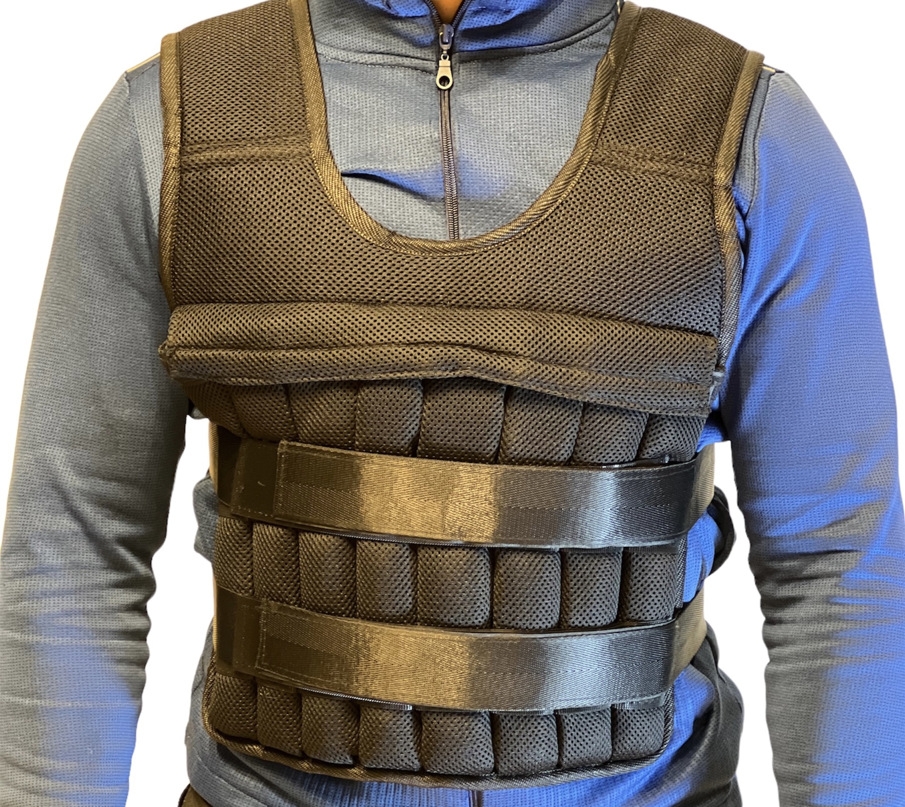 Adjustable weighted vest with 10 KG / 20 KG steel balls for sale in